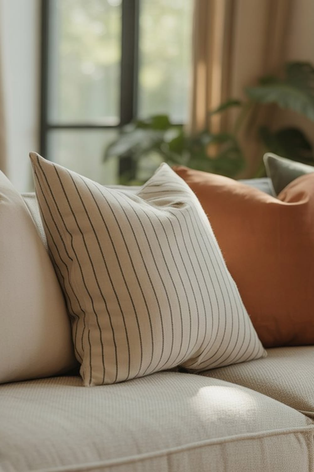 Soft textile details for comfortable everyday spaces