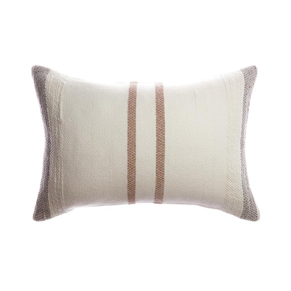 Border Stripe Linen Square Pillow - Image 5