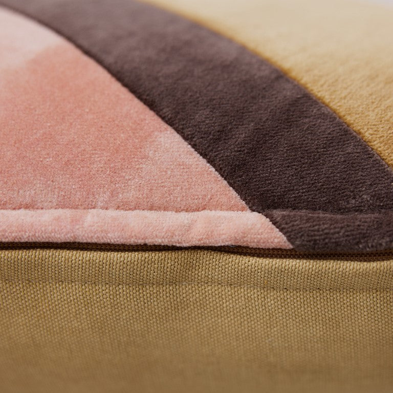 Striped velvet pillow Sunkissed - Image 6